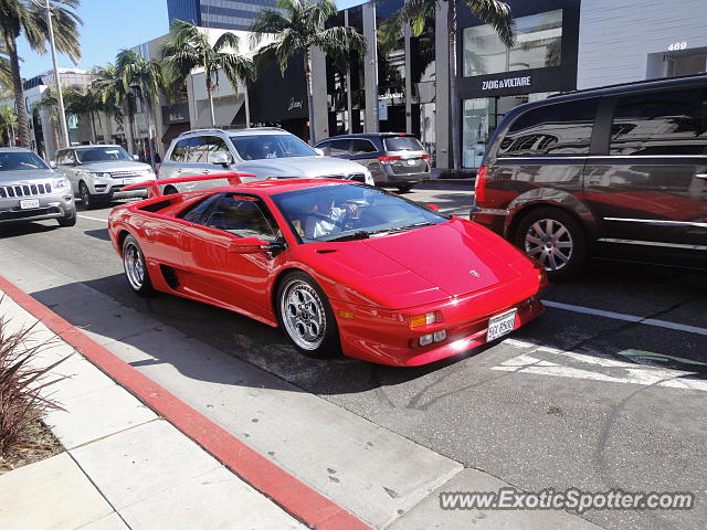 Lamborghini Diablo spotted in Beverly Hills, California