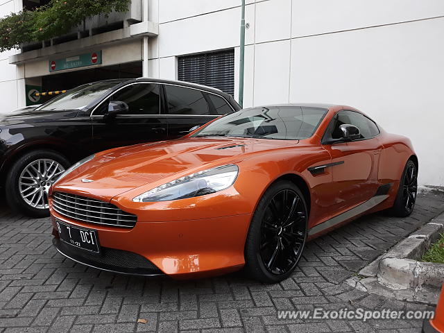 Aston Martin Virage spotted in Jakarta, Indonesia