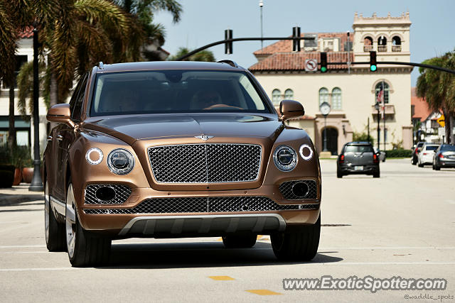 Bentley Bentayga spotted in Palm Beach, Florida