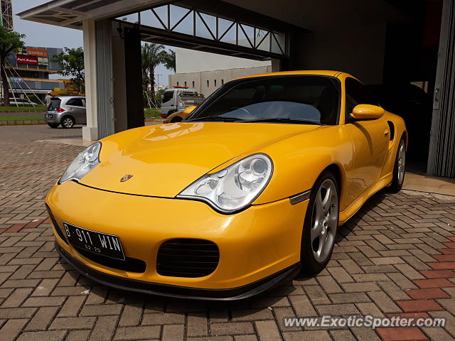 Porsche 911 Turbo spotted in Serpong, Indonesia