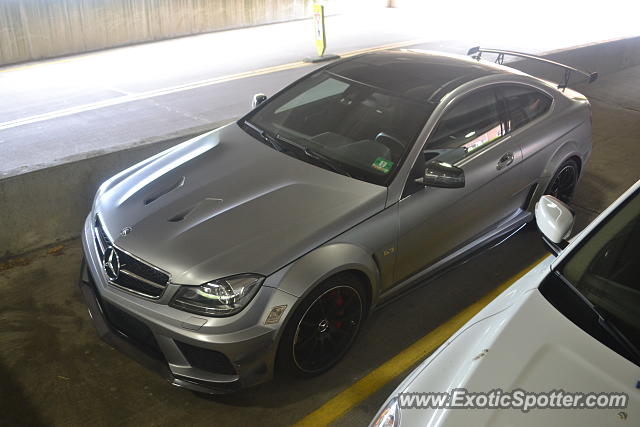 Mercedes C63 AMG Black Series spotted in Summit, New Jersey