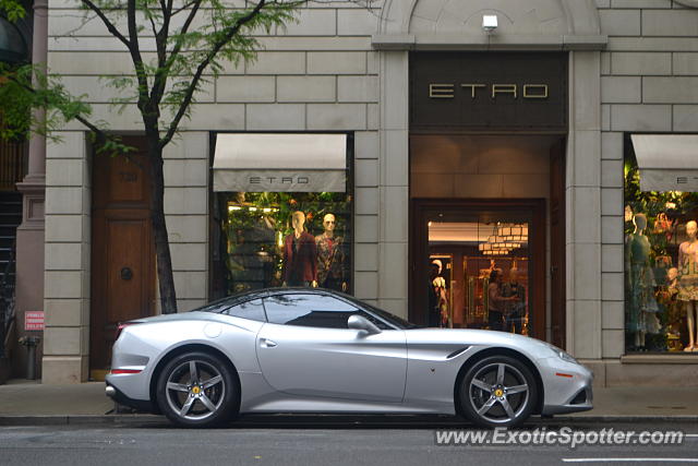 Ferrari California spotted in Summit, New Jersey