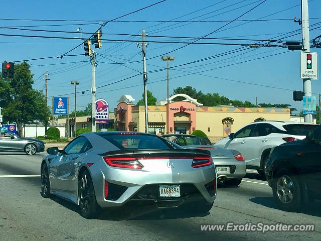 Acura NSX spotted in Athens, Georgia