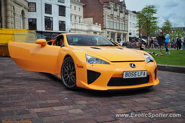 Lexus LFA spotted in Exeter, United Kingdom