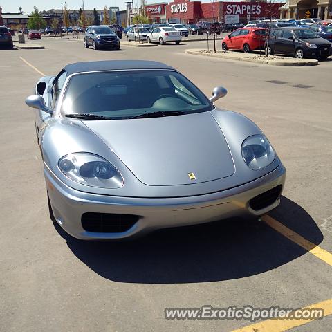 Ferrari 360 Modena spotted in Edmonton, Canada