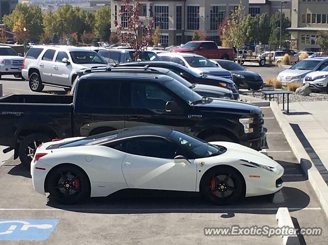 Ferrari 458 Italia spotted in Orem, Utah