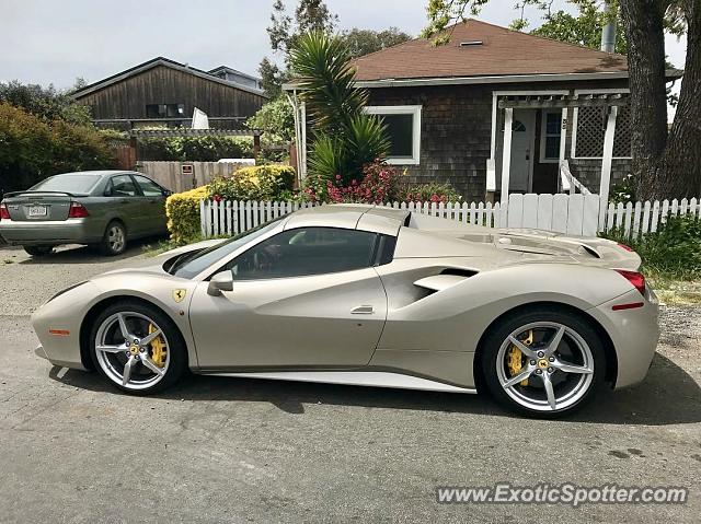 Ferrari 488 GTB spotted in Napa, California