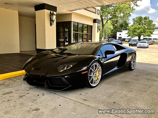 Lamborghini Aventador spotted in Marietta, Georgia