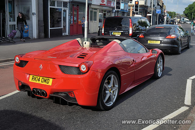 Ferrari 458 Italia spotted in Reading, United Kingdom