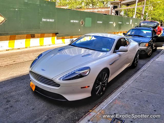 Aston Martin DB9 spotted in Manhattan, New York