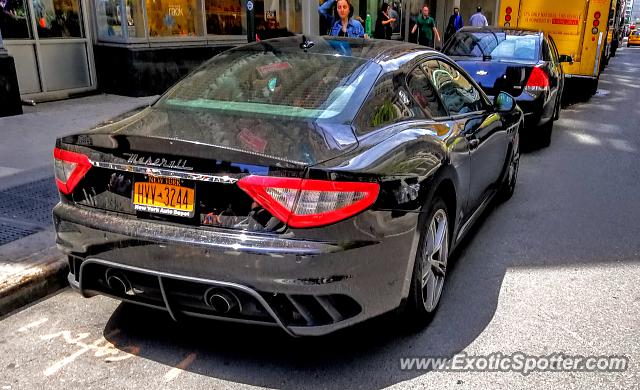 Maserati GranTurismo spotted in Manhattan, New York