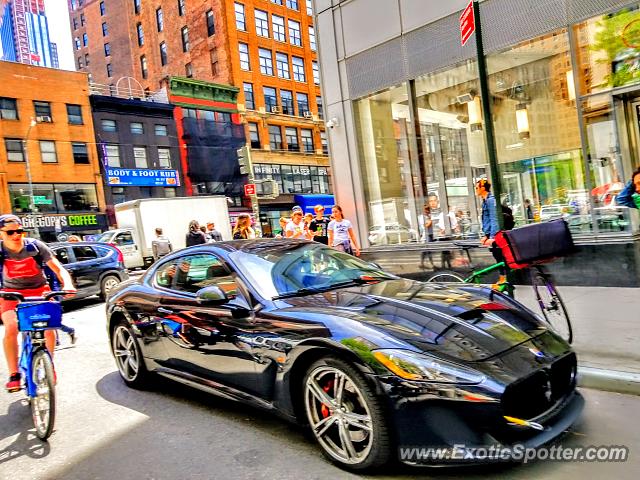 Maserati GranTurismo spotted in Manhattan, New York