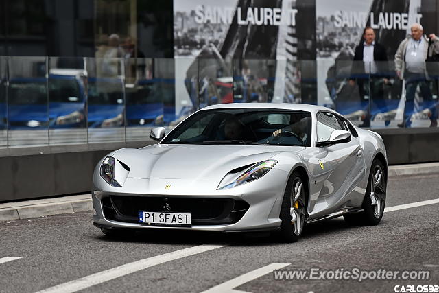 Ferrari 812 Superfast spotted in Warsaw, Poland