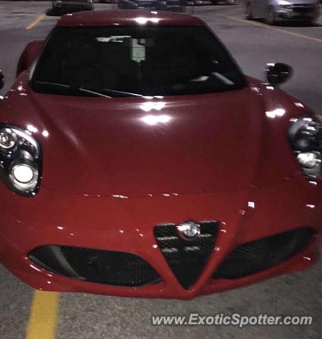 Alfa Romeo 4C spotted in Fanwood, New Jersey