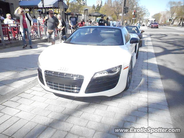 Audi R8 spotted in Quebec City, Canada