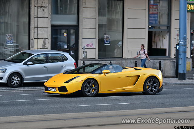 Lamborghini Gallardo spotted in Warsaw, Poland