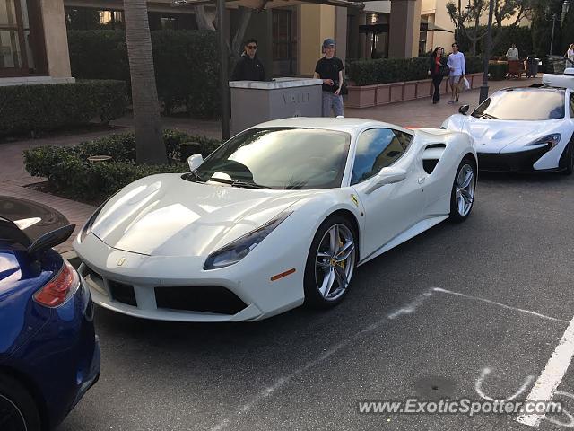Ferrari 488 GTB spotted in Newport Beach, California