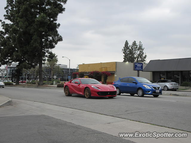 Ferrari 812 Superfast spotted in Arcadia, California