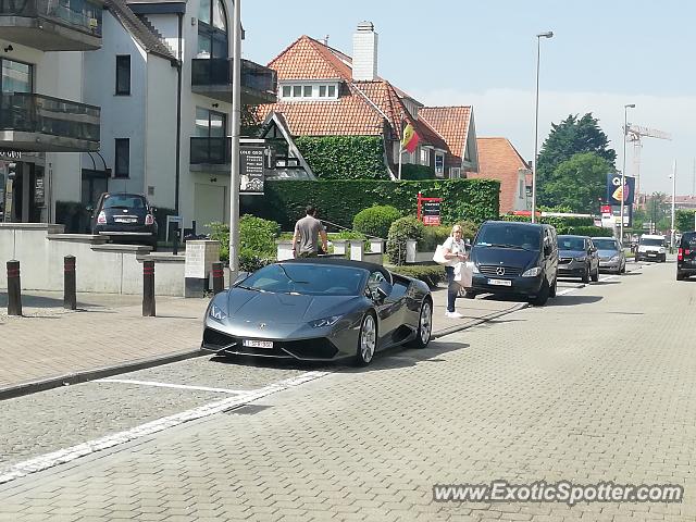 Lamborghini Huracan spotted in Knokke, Belgium