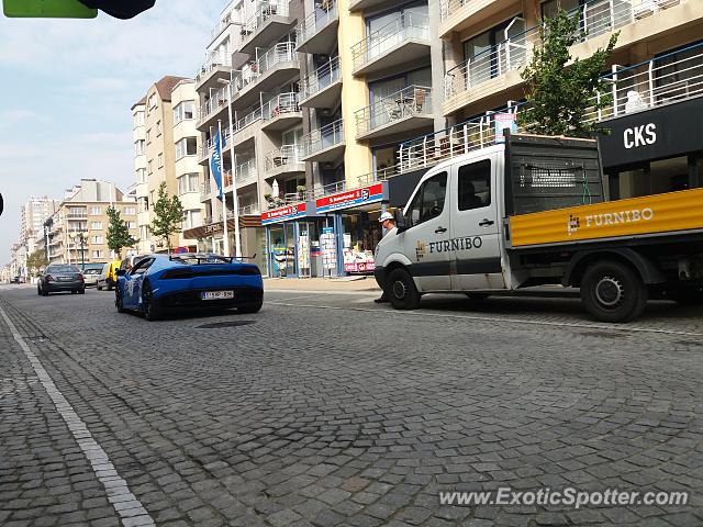 Lamborghini Huracan spotted in Nieuwpoort, Belgium