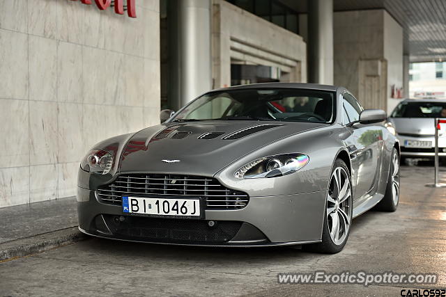 Aston Martin Vantage spotted in Warsaw, Poland