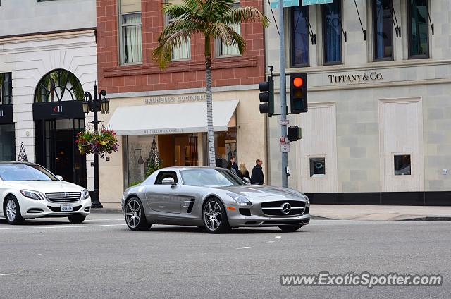 Mercedes SLS AMG spotted in Beverly Hills, California