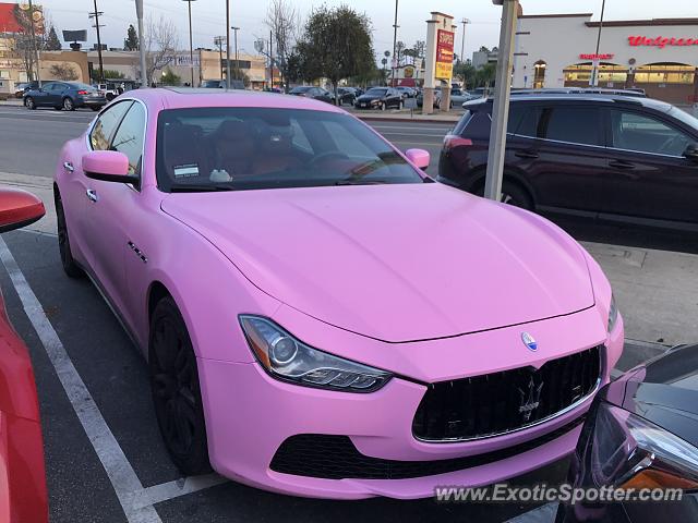 Maserati Ghibli spotted in Northridge, California