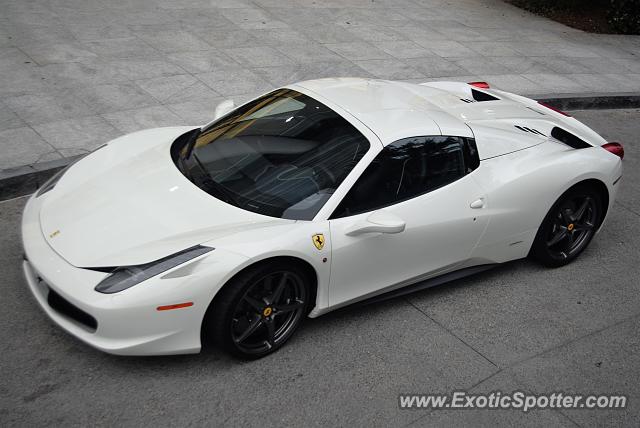 Ferrari 458 Italia spotted in Buckhead, Georgia