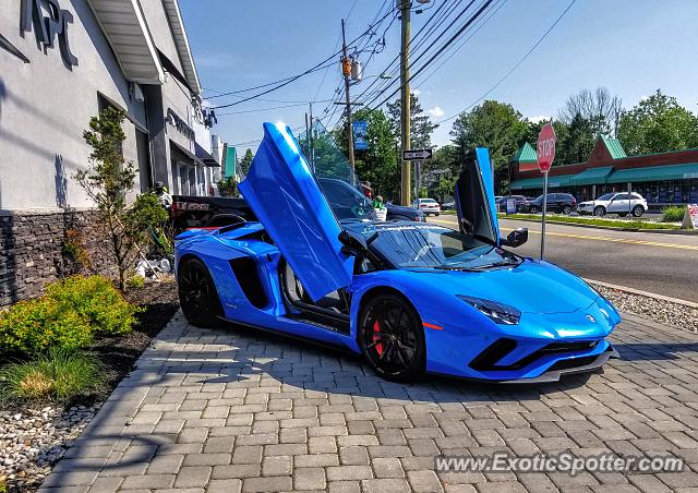 Lamborghini Aventador spotted in Allendale, New Jersey