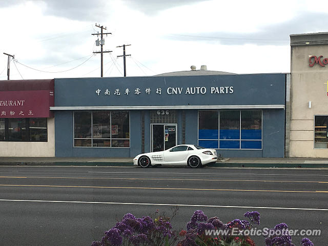 Mercedes SLR spotted in Alhambra, California