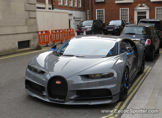Bugatti Chiron spotted in London, United Kingdom