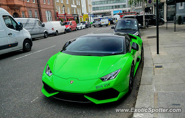 Lamborghini Huracan spotted in London, United Kingdom