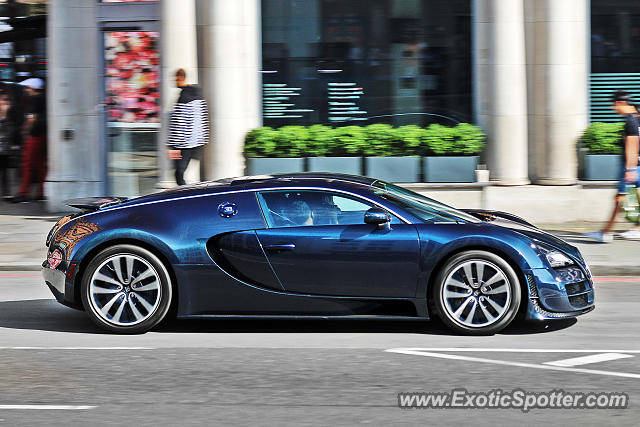 Bugatti Veyron spotted in London, United Kingdom
