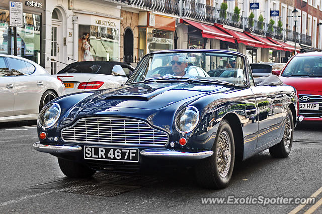 Aston Martin DB6 spotted in London, United Kingdom