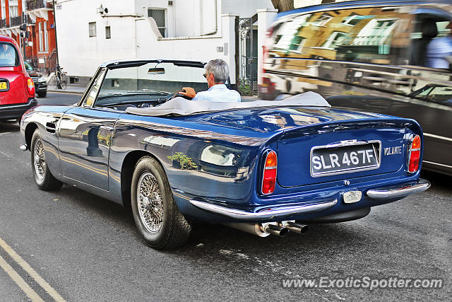 Aston Martin DB6 spotted in London, United Kingdom