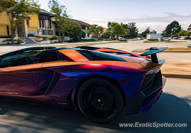 Lamborghini Aventador spotted in Carmel, California