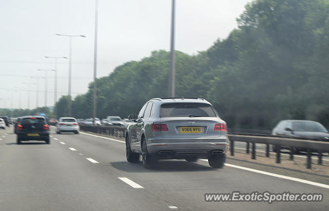 Bentley Bentayga spotted in M4, United Kingdom