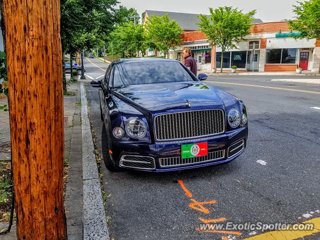 Bentley Mulsanne spotted in Bernardsville, New Jersey