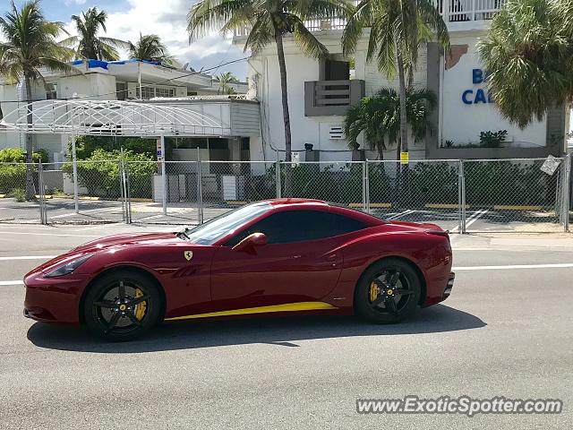 Ferrari California spotted in Ft Lauderdale, Florida