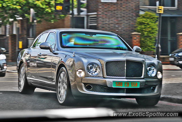 Bentley Mulsanne spotted in London, United Kingdom