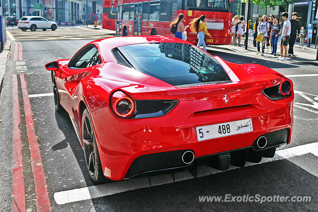Ferrari 488 GTB spotted in London, United Kingdom