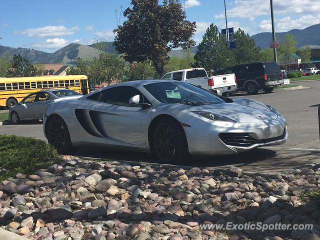 Mclaren MP4-12C spotted in Missoula, Montana