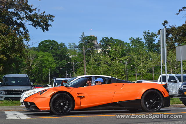 Pagani Huayra spotted in Greenwich, Connecticut