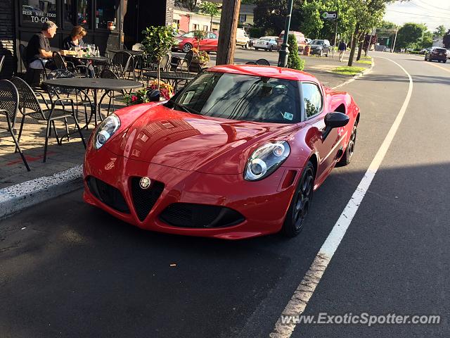 Alfa Romeo 4C spotted in Fawood, New Jersey