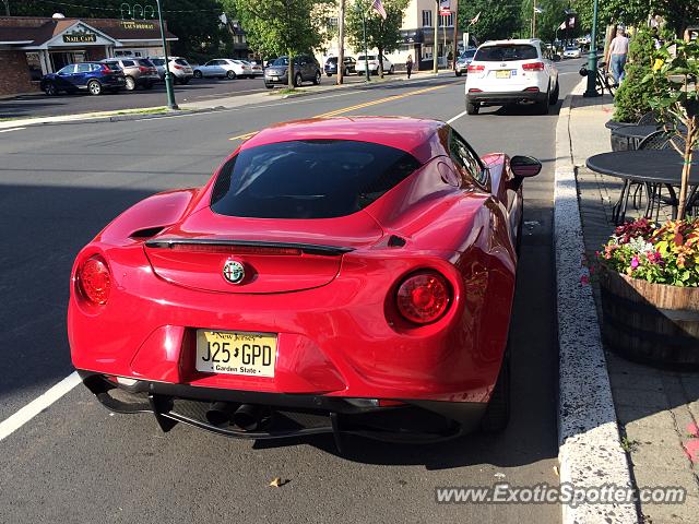Alfa Romeo 4C spotted in Scotch Plains., New Jersey