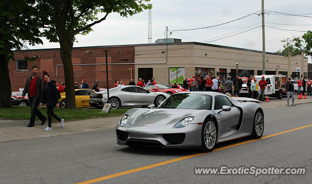 Porsche 918 Spyder spotted in Montreal, Canada