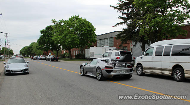Porsche 918 Spyder spotted in Montreal, Canada