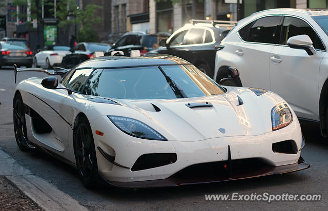 Koenigsegg Agera R spotted in Montreal, Canada