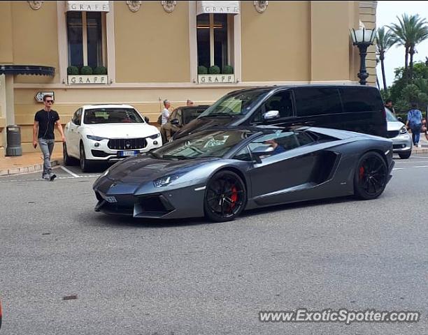 Lamborghini Aventador spotted in Montecarlo, Monaco