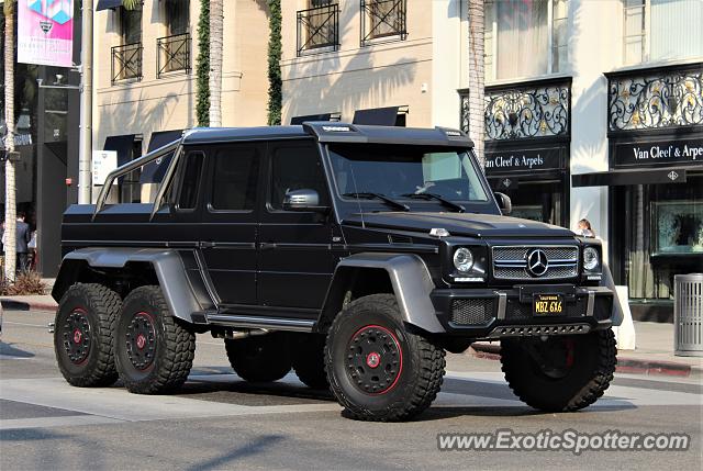 Mercedes 6x6 spotted in Beverly Hills, California